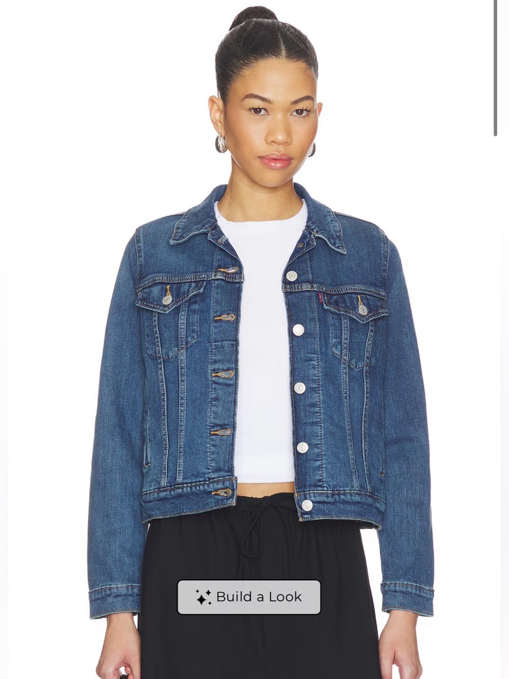 Levi’s Original Trucker Jacket Women’s Size S Medium Wash Denim NWT